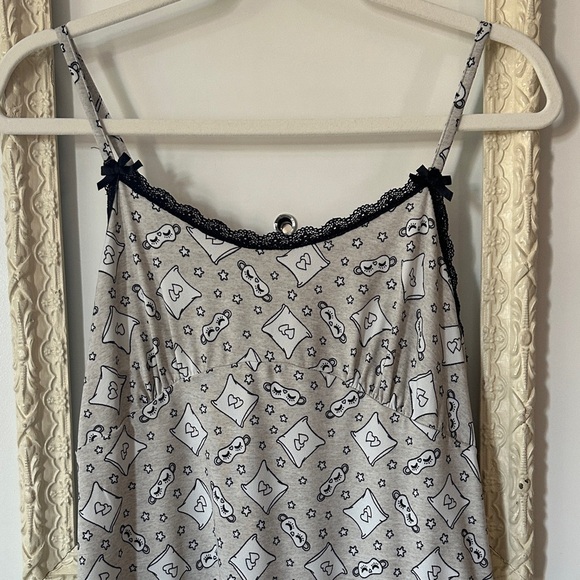 JO.SH | Patterned Gray Women's Robe and Nightgown Set - Picture 11 of 16